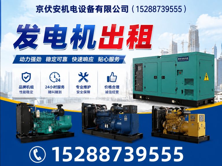 海北发电车出租展示图